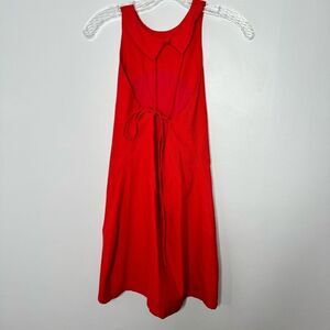 Superdown red open back mini dress size XS